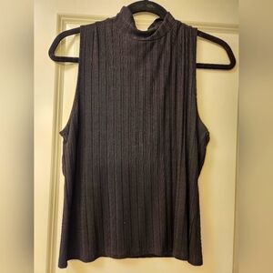 NWOT DYNAMITE Black Sleeveless Ribbed Top